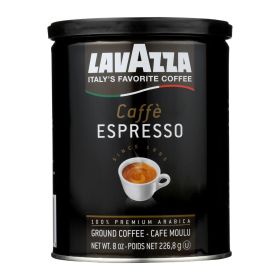 Lavazza Ground Coffee - Espresso Canned - Case Of 12 - 8 Oz