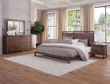 Lofton - 4 Piece King Bedroom Set - Brown