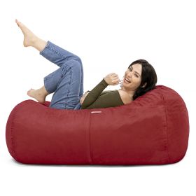 Jaxx 4 ft Lounger Bean Bag, Cherry