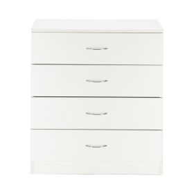 FCH Modern Simple 4-Drawer Dresser White