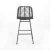 Sawtelle Outdoor Wicker Barstools (Set of 2)