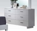 ACME Lorimar Dresser in White & Chrome Leg 22635