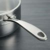 Tri-Ply Clad 2 Qt Covered Stainless Steel Sauce Pan